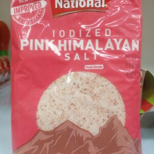 NATIONAL IODIZED PINK HIMALAYAN SALT 800GM
