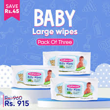 MOTHERCARE BABY WIPES WHITE LARGE