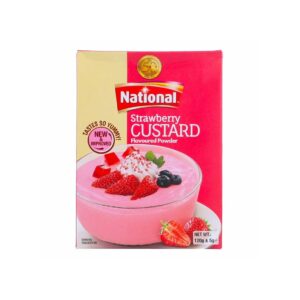 NATIONAL STRAWBERRY  CUSTARD 120 GM